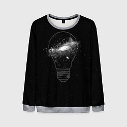 Свитшот мужской Галактика в лампе, цвет: 3D-меланж