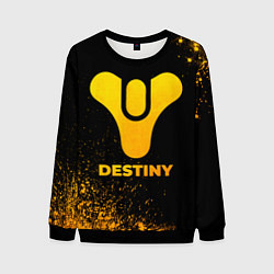 Свитшот мужской Destiny - gold gradient, цвет: 3D-черный