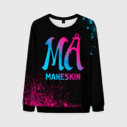 Свитшот мужской Maneskin - neon gradient, цвет: 3D-черный