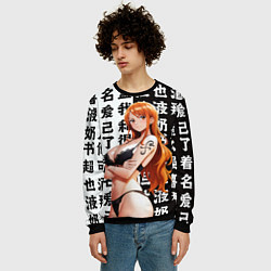 Свитшот мужской Нами в лифчике, цвет: 3D-черный — фото 2