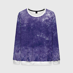 Свитшот мужской Абстракция - violet color background, цвет: 3D-белый