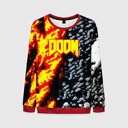 Мужской свитшот Doom огненное лого