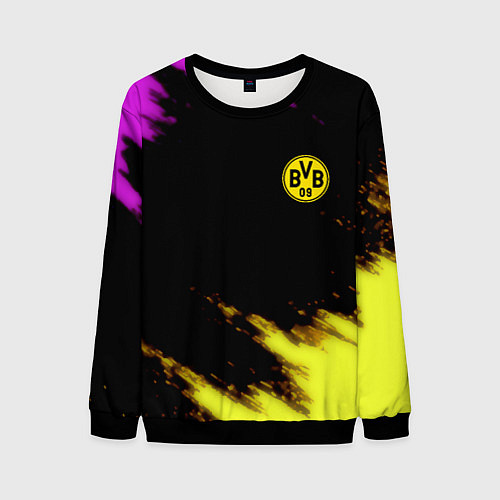 Мужской свитшот Borussia Dortmund sport / 3D-Черный – фото 1