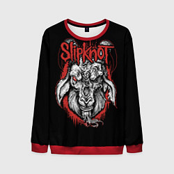 Свитшот мужской Slipknot - козёл, цвет: 3D-красный