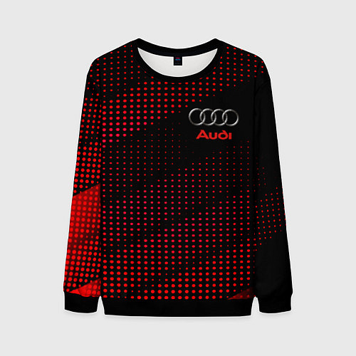 Мужской свитшот Audi sportdot / 3D-Черный – фото 1