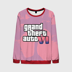 Мужской свитшот GTA 6 pink