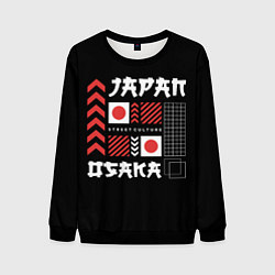 Свитшот мужской Осака streetwear, цвет: 3D-черный