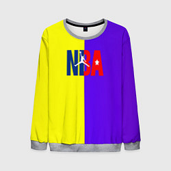 Свитшот мужской NBA sport полосы, цвет: 3D-меланж