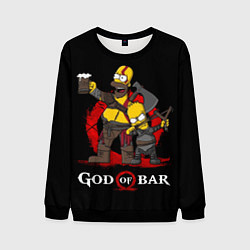 Свитшот мужской Bar of war, цвет: 3D-черный