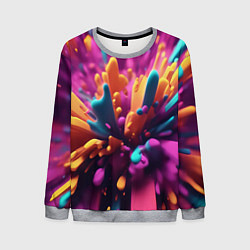 Мужской свитшот Яркий всплеск