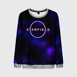 Мужской свитшот Starfield тёмное небо из игры