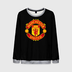 Свитшот мужской Manchester United fc club, цвет: 3D-меланж