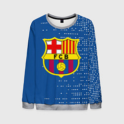 Мужской свитшот Футбольный клуб Барселона - логотип крупный
