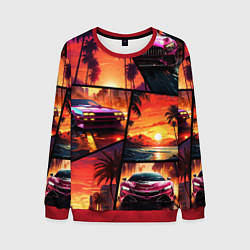 Свитшот мужской GTA style art, цвет: 3D-красный