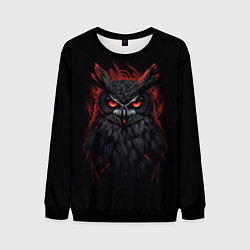 Свитшот мужской Evil owl, цвет: 3D-черный