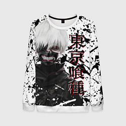 Свитшот мужской Kaneki Ken - Токийский Гуль, цвет: 3D-белый