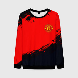 Свитшот мужской Manchester United colors sport, цвет: 3D-черный