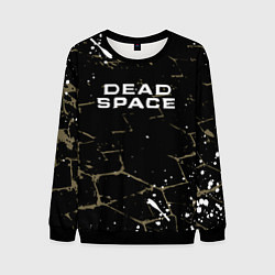 Свитшот мужской Dead space текстура, цвет: 3D-черный