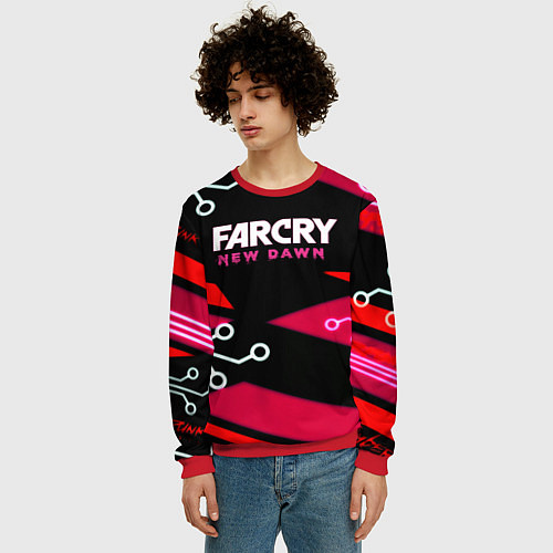Мужской свитшот Farcry new dawn / 3D-Красный – фото 3