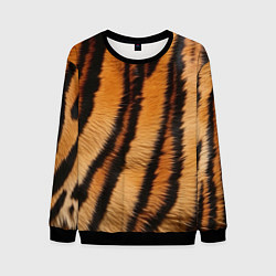 Свитшот мужской Тигровая шкура, цвет: 3D-черный