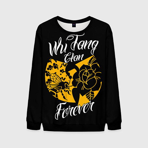 Мужской свитшот Wu tang forever / 3D-Черный – фото 1