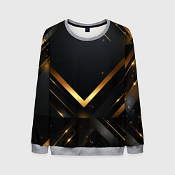 Мужской свитшот Gold luxury black abstract