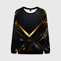 Мужской свитшот Gold luxury black abstract