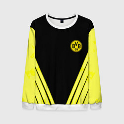 Свитшот мужской Borussia geometry yellow, цвет: 3D-белый