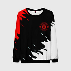 Свитшот мужской Manchester United flame fc, цвет: 3D-черный