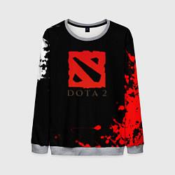 Свитшот мужской Dota 2 краски текстура, цвет: 3D-меланж
