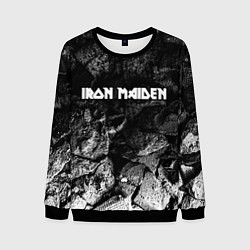 Свитшот мужской Iron Maiden black graphite, цвет: 3D-черный