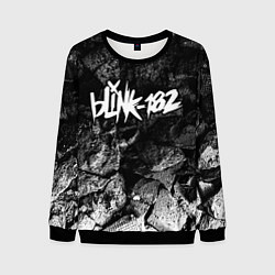 Свитшот мужской Blink 182 black graphite, цвет: 3D-черный
