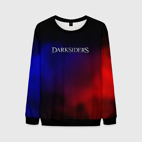 Мужской свитшот Darksiders gradient / 3D-Черный – фото 1
