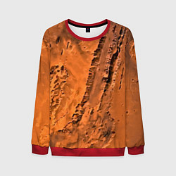 Мужской свитшот Каналы на Марсе - star dust