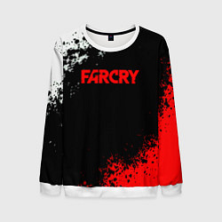 Свитшот мужской Farcry текстура краски, цвет: 3D-белый