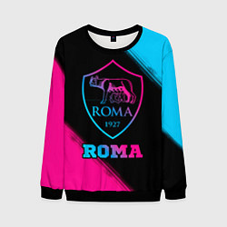 Свитшот мужской Roma - neon gradient, цвет: 3D-черный