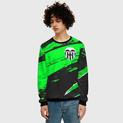 Свитшот мужской Valencia sport green, цвет: 3D-черный — фото 2