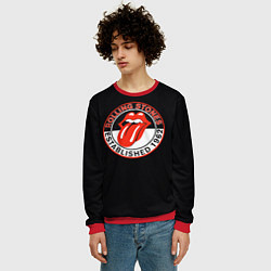 Свитшот мужской Rolling Stones Established 1962 group, цвет: 3D-красный — фото 2