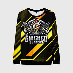 Свитшот мужской Chicken gunners, цвет: 3D-черный