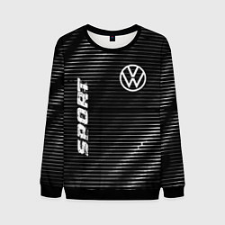 Свитшот мужской Volkswagen sport metal, цвет: 3D-черный