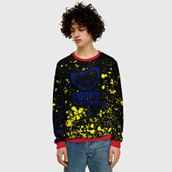 Свитшот мужской Poppy Playtime хоррор, цвет: 3D-красный — фото 2