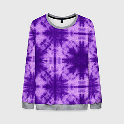 Свитшот мужской Тай дай фиолетовый, цвет: 3D-меланж
