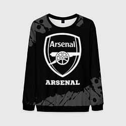 Свитшот мужской Arsenal sport на темном фоне, цвет: 3D-черный