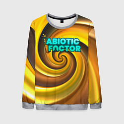 Мужской свитшот Abiotic Factor желтый фон