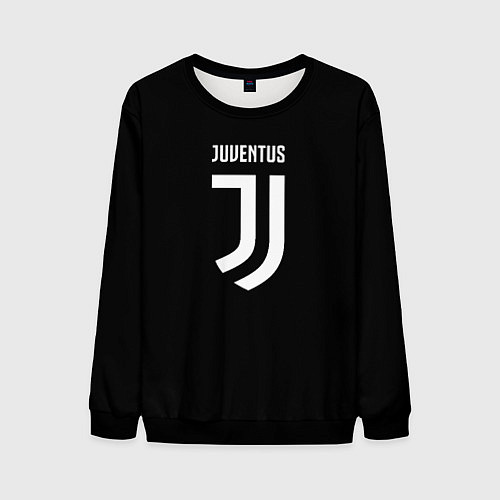 Мужской свитшот Ювентус лого / 3D-Черный – фото 1