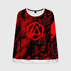 Мужской свитшот Linkin park red logo