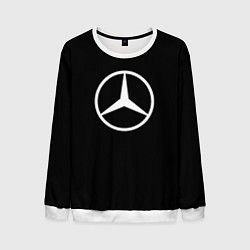 Мужской свитшот Mercedes benz logo white