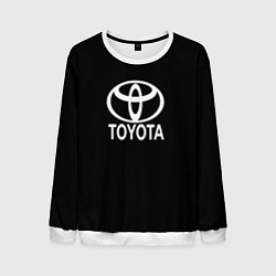 Мужской свитшот Toyota white logo