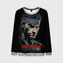 Свитшот мужской Metal gear Venom Snake, цвет: 3D-меланж