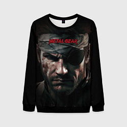Свитшот мужской Metal gear Venom Snake, цвет: 3D-черный